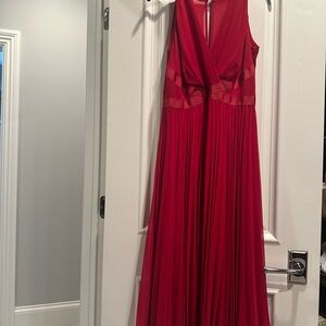 White House Black Market Red Maxi Dress